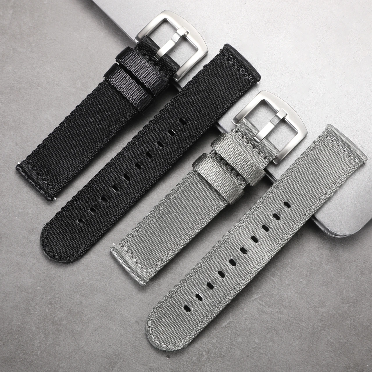Venu 3 Quick Release Bands (22 Mm) Nylon Band With Black Hardware In - Foto 8