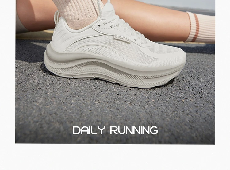 361 Degrees Women's Running Shoes Casual Mesh Anti-slip Lightweight Trendy Thick-sole Rebond Durable Female Sneakers 682532239