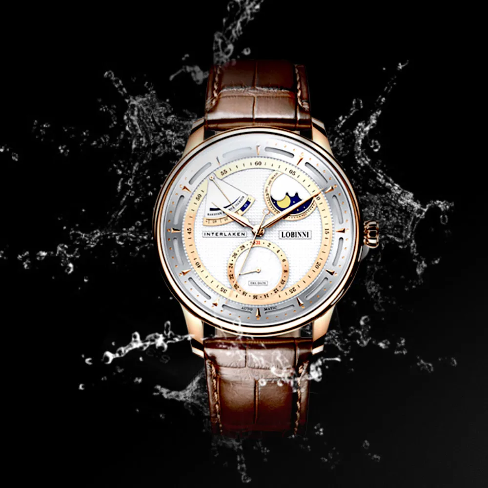 Switzerland Luxury Brand LOBINNI Seagull ST2153 Automatic
