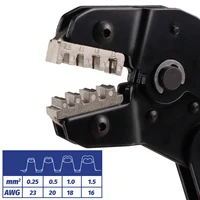Outils de sertissage pince SN-58B mâchoire Interchangeable pour XH2.54/DuPont2.54/2.8/4.8/6.3/Non isolé/bornes de virole cliquet 3