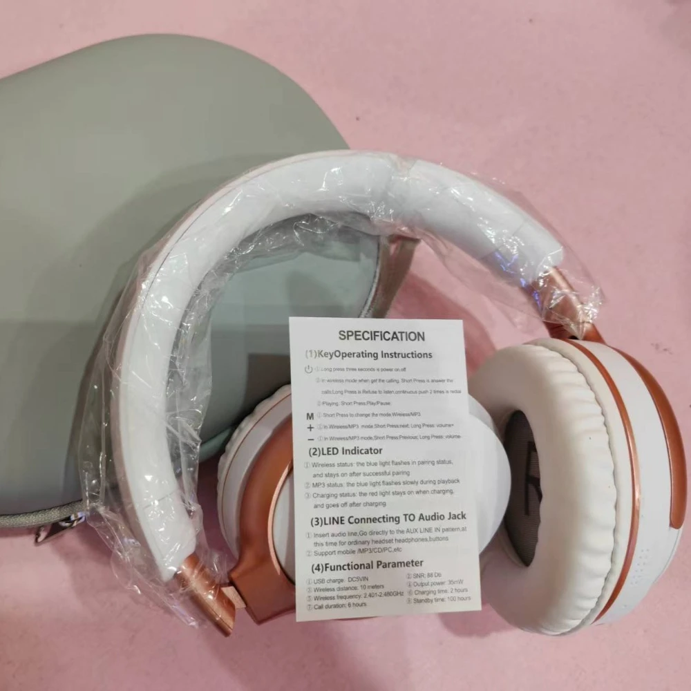 Universal Bose QC65 Bluetooth Headphones – Foldable with Mic & Case 4