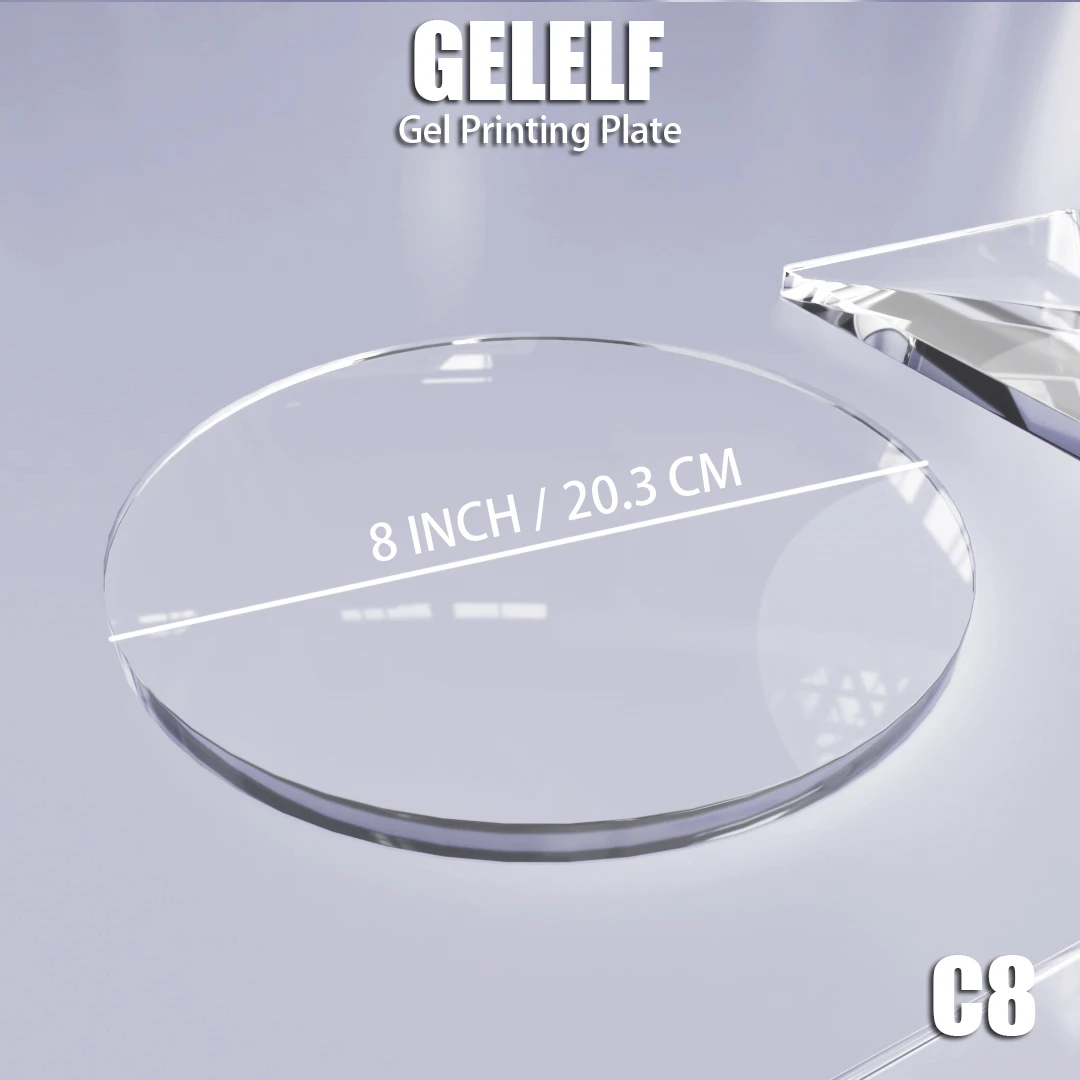 Peintures Acryliques Pour Impression Sur Plaque De Gel - Lot De 9 Couleurs 60 Ml, Transfert Parfait, Séchage Rapide