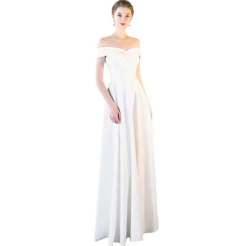 Off The Shoudler Evening Dresses A-link Floor Length Quinceanera Dress Multiple Colors Prom Gowns Vestido Plus Size Made Custom