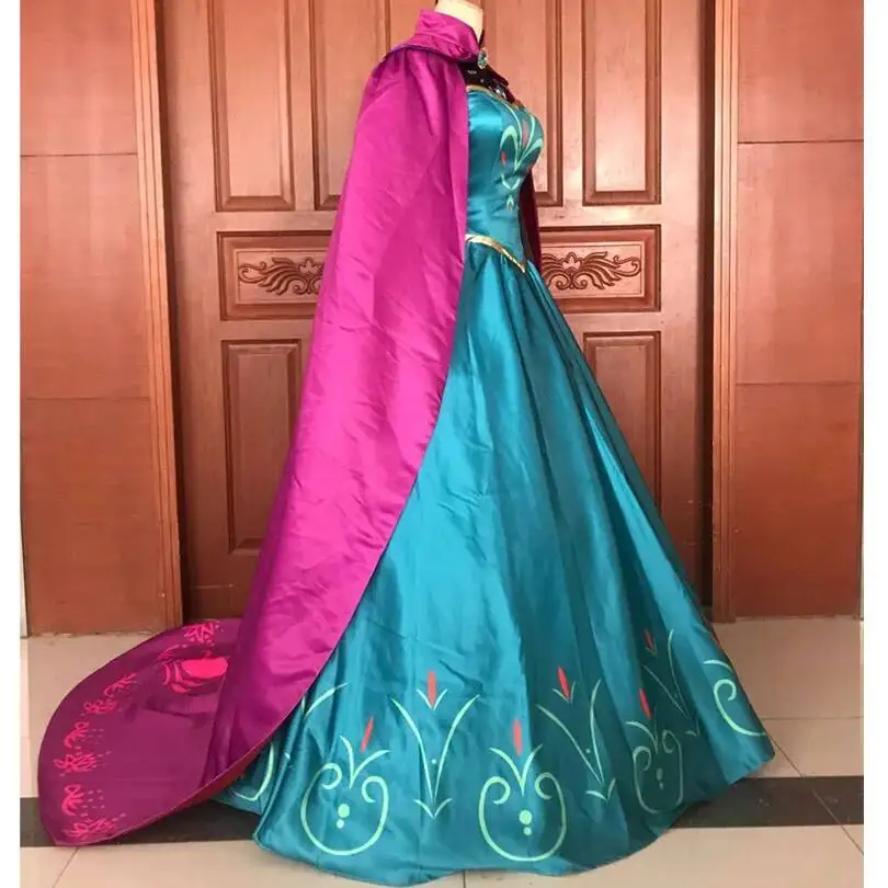 Reino Vestido De Elsa Para Adulto Adult Ladies Womens Frozen Elsa