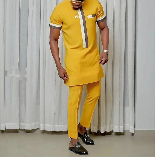Segun Short Sleeve Dashiki Outfit - Image 6