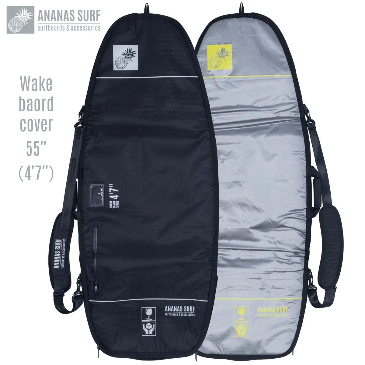 Surf Board Bag 4'7" (55") 140 cm Wakesurf Kite Hydrofoil Board Cover