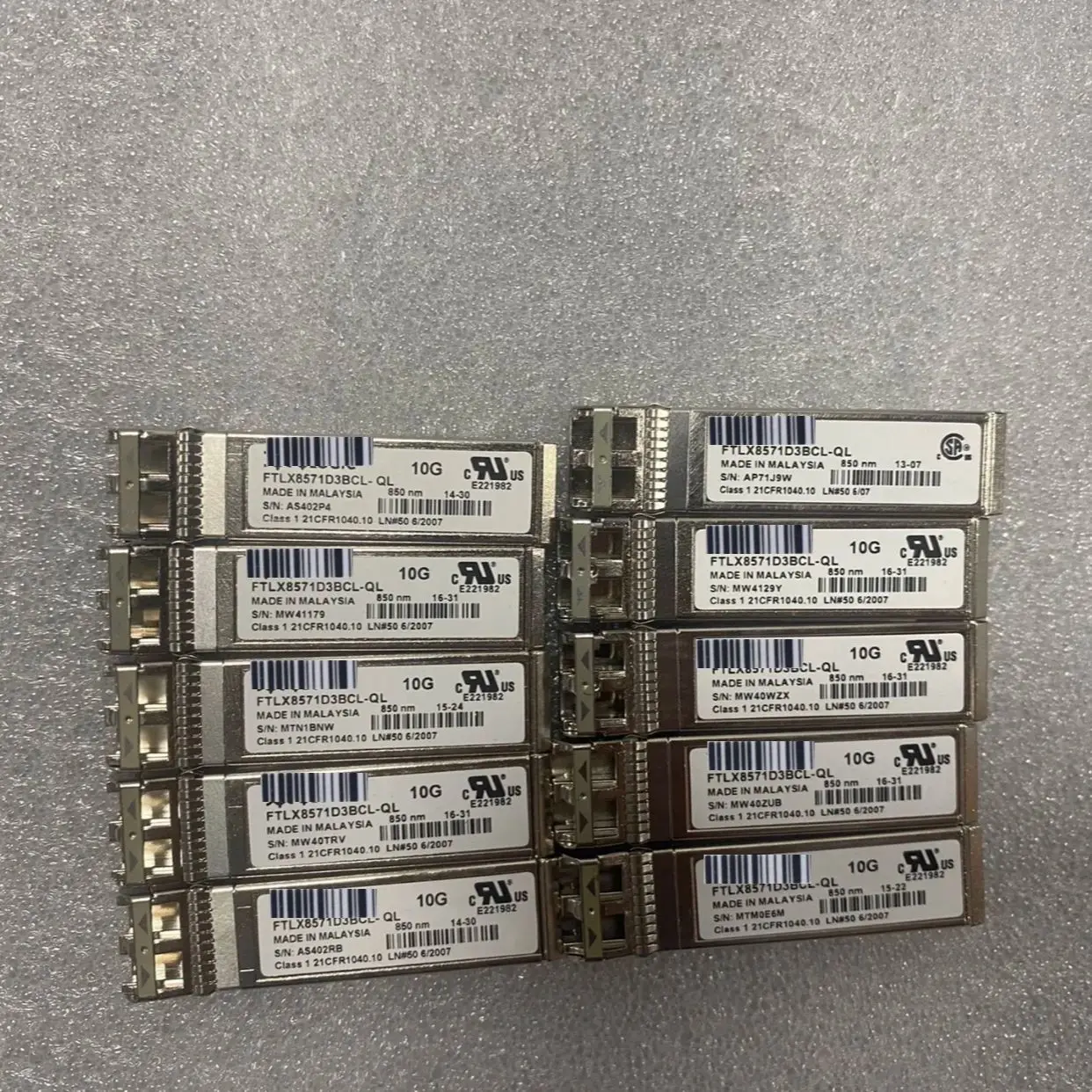 FTLX8571D3BCL-QL 10GB SFP+ 850nm  300M SR multimode SFP+ Transceiver