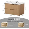 30 Inch Bathroom Vanity,Floating Bathroom Vanity w/ Ceramic Sink Set,Wall Mounted Floating Cabinet,Bath Storage Cabinet Vanity 2