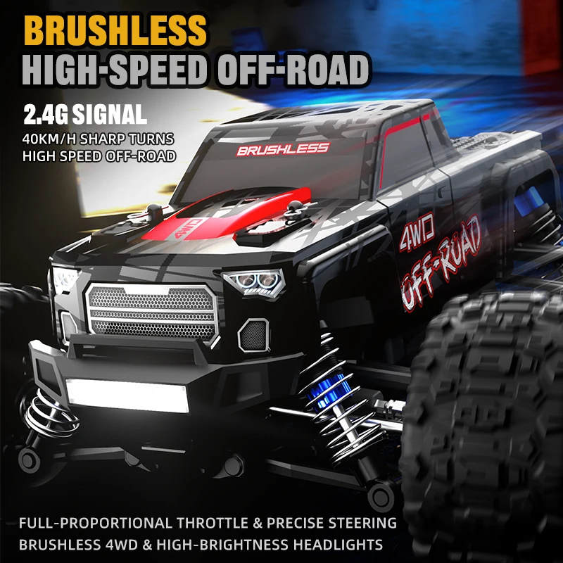 JJRC C8810 C8811 50KM/H or 35KM/H High Speed RC Cars Toys for Adults and Kids Remote Control Car 2.4G 4WD Off Road Monster Truck 3
