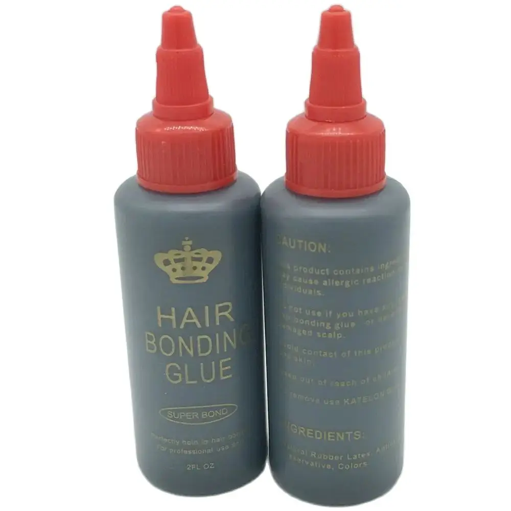 Black Hair Weft Bonding Glue Hair Weave bond 2 Oz 60 ml hair bonding glue,wig glue