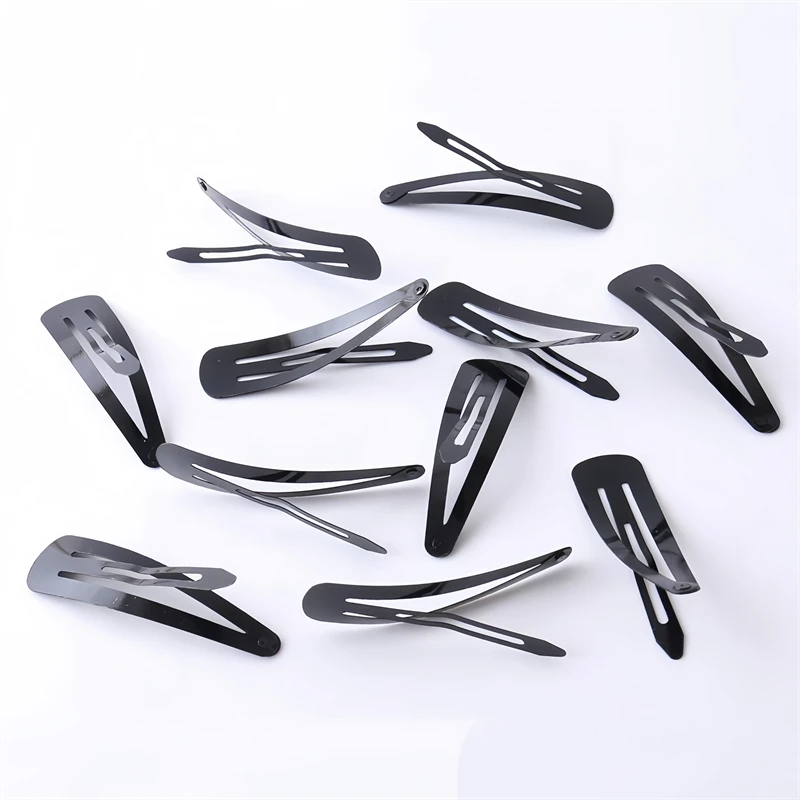 10pcs Metal Hair Clips Snap Alligator Hairpins Base for DIY Jewelry Making Korean Pearl Bow Hairgrip Setting Hair Accessories