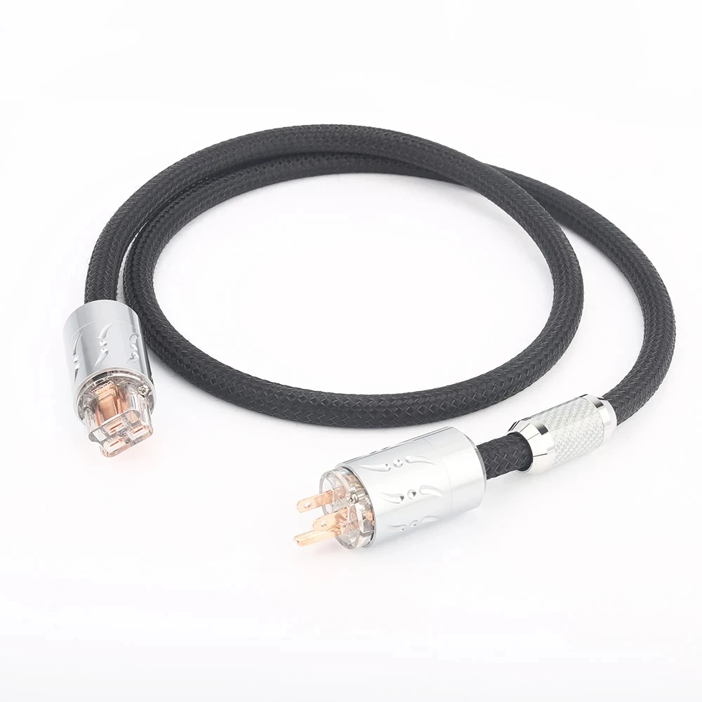 Viborg VP1501 US Audiophile Power Cord Cable C19 Power Cable Pure copper 20A Amp IEC 100% Pure Copper