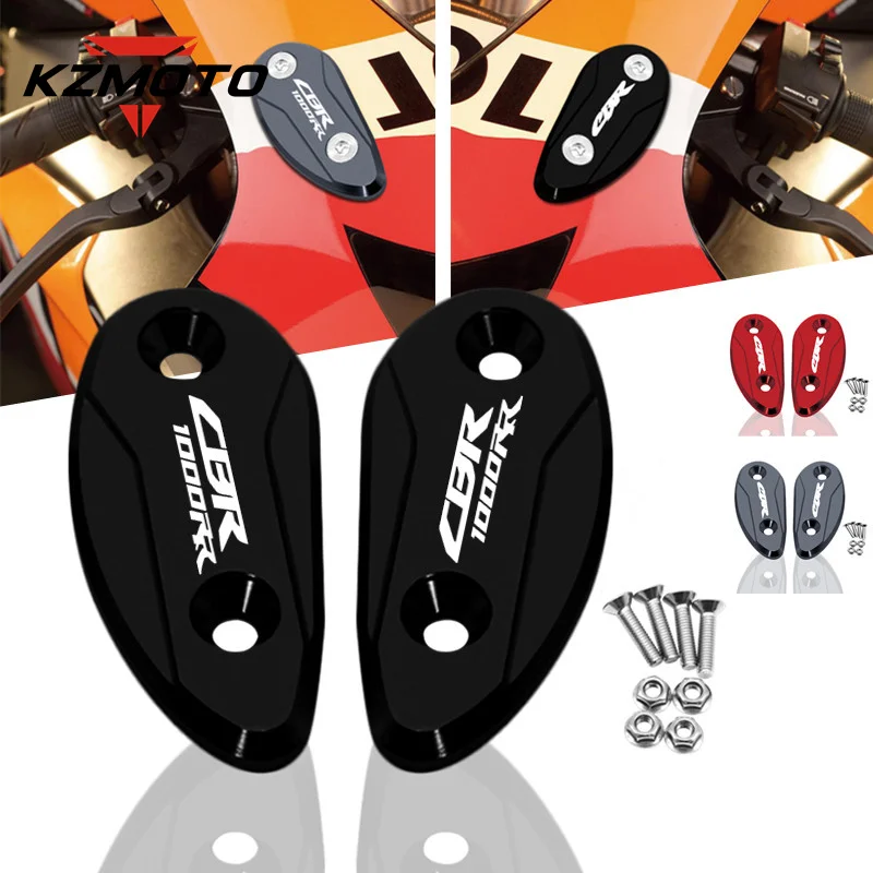 

Motorcycle CNC Windscreen Windshield Driven Mirror Eliminators Cap Mirror Hole Cover For Honda CBR1000RR CBR1000 RR 2008-2017