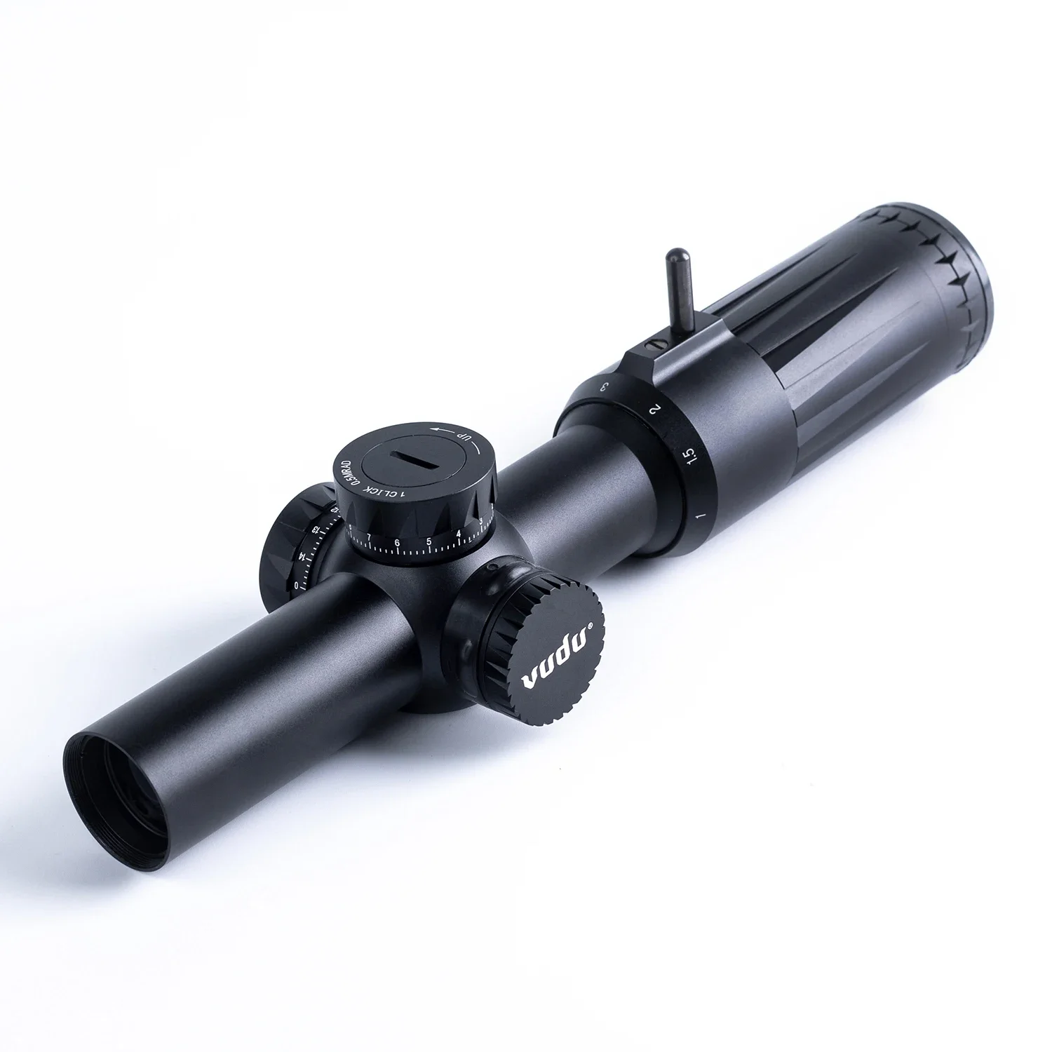 VUDU 1-6X24 Optics Precision Rifle Scope FFP SR1 Illuminated Reticle MRAD 30mm Maintube Black