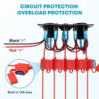 Panneau de commutation 24V, panneau de commutation marin, étanche, panneau de commutation à 5 boutons, interrupteur Usb, voltmètre numérique Led, prise allume-cigare 4