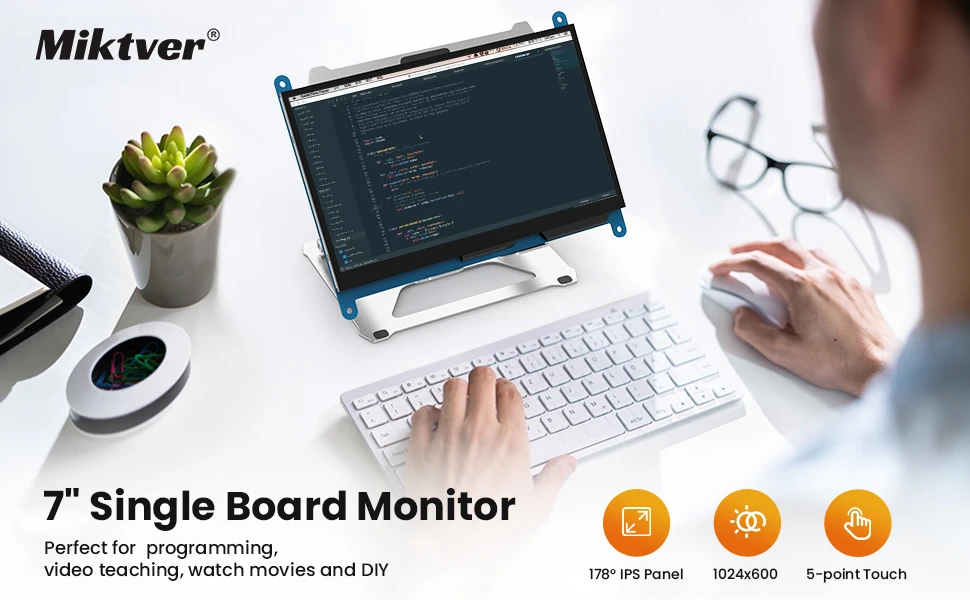 7 Inch Capacitive Touchscreen Monitor