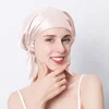 100% Natural Mulberry Silk Sleeping Cap Silk Shower Cap Nightcap Housework Cooking Hair Care Bonnet Protector Hair Accessories 5