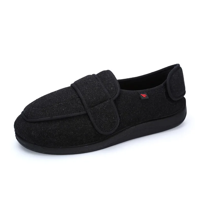 

Дизайнерская переносная обувь на каблуке для зимы и весны, дышащая обувь для диабетиков на широкой платформе для здоровья и послеоперационного питания