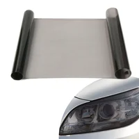 Transparent Light Black Smoke PVC Film Tint 30 X200cm Headlight Taillight Wrap Cover Film Foil Sticker Armored Film for Cars 2