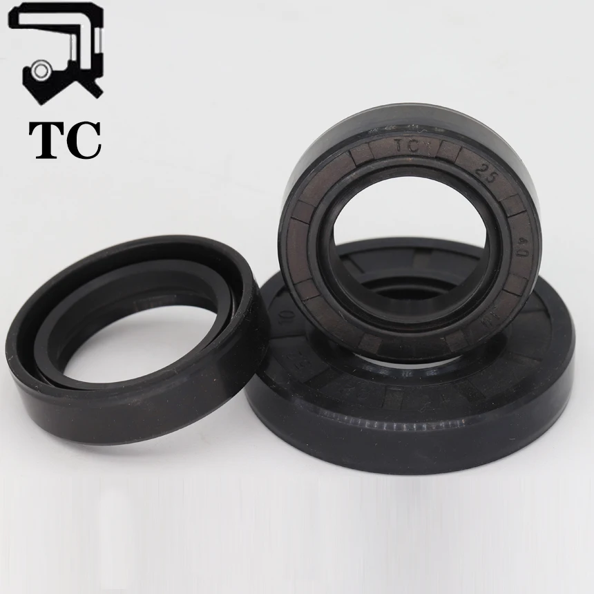 TC TG4 20, 21, 22, 23, 24, 25, 26, 27, 28, 29mm ID 블랙 니트릴 고무 NBR 그루브 립 용수철 개스킷 링, 방사형 샤프트 스켈레톤 오일 도장