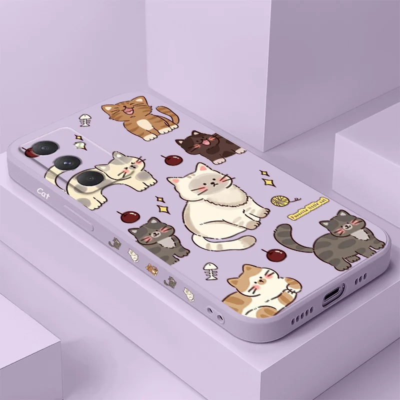 Adorable Cat-Themed Phone Case Cover