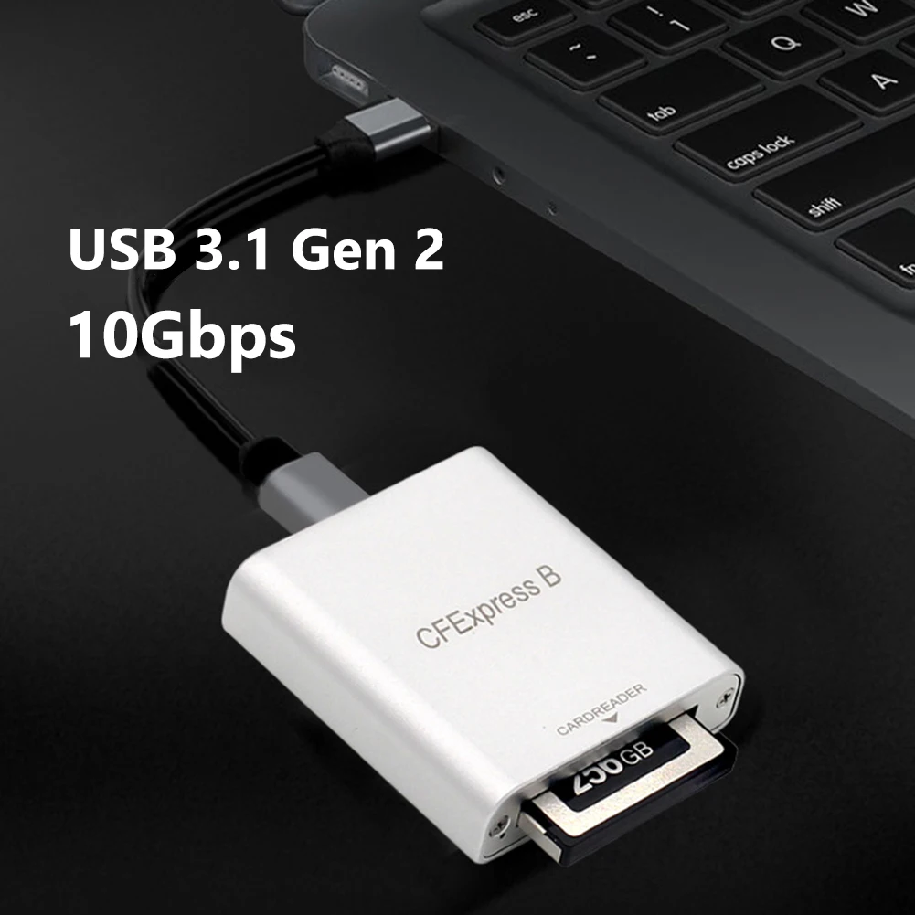 PH862 Card Reader Smart CF Memory Card Readers Drive-Free 10Gbps USB3.1 Gen 2 Adapters Laptop Accessories For MacBook