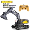 HUINA 592 1:14 Big Remote Control Alloy Excavator 22 Channels Simulation RC Excavator Construction City Trucks Vehicle Boys Toys 1