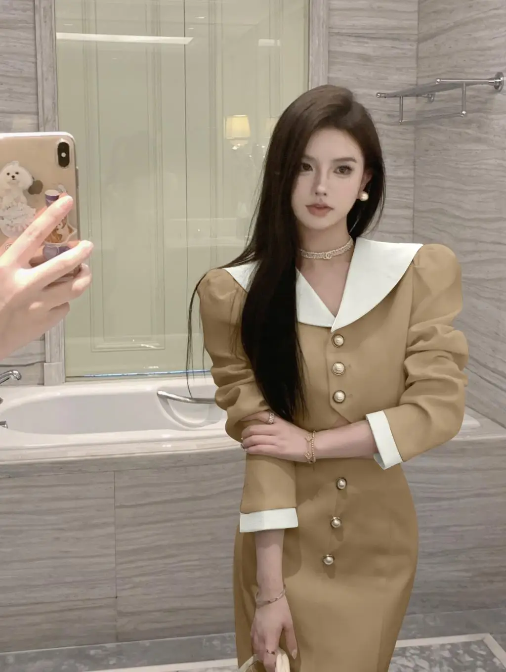 Elegant Two Piece Set Women Long Sleeves Short Coat + High Waist Mermaid Skirt Autumn Winter Solid Korean Style Patchwork Outfit
