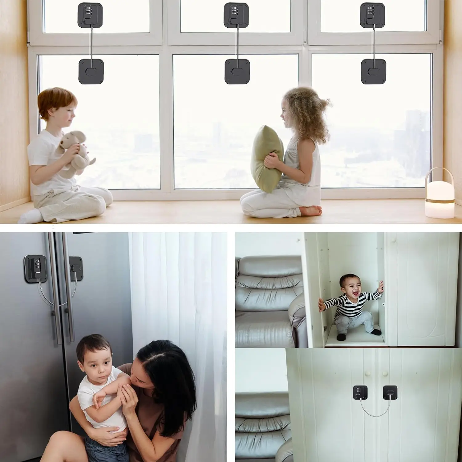 Upgrade Password Refrigerator Lock Child Safety Cabinet Locks for Cabinets Closets Drawers Window Electrical Appliances Locks cabinet lock child lock refrigerator lock safety lock refrigerator door lock