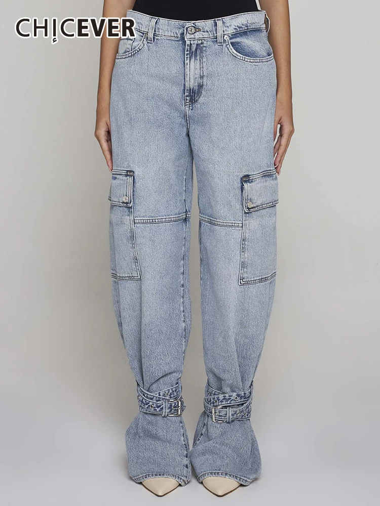 chicever-pantalon-vintage-en-denim-pour-femme-streetwear-solide-taille-haute-Episse-decontracte-minimaliste-jean-vetements-a-la-mode