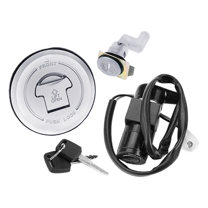 

Ignition Switch Fuel Petrol Gas Cap Seat Lock Key Kit 35100-KPP-861 Fit for Honda CBR125 2010 2009 2008 2007 2006 2005 2004