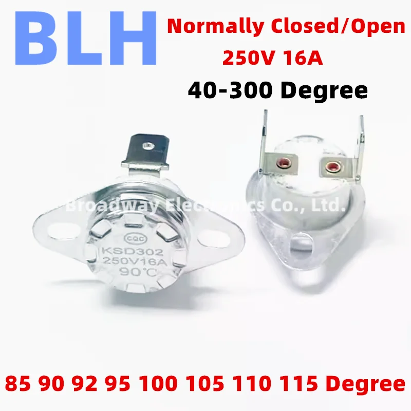 NormallyOpenKSD302250V16ACeramicKSD301NormallyClosed