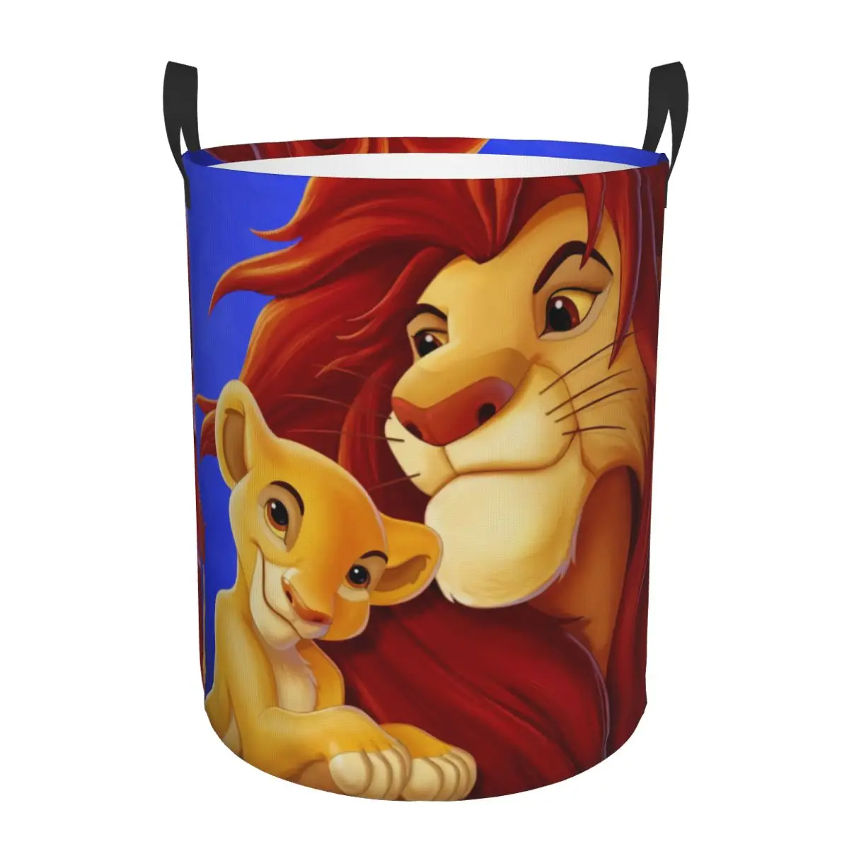 

Индивидуальная Рабочая корзина для стирки льва Simba, большая корзина для хранения, мультяшный фильм, органайзер для игрушек Hakuna Matata для девочек и мальчиков
