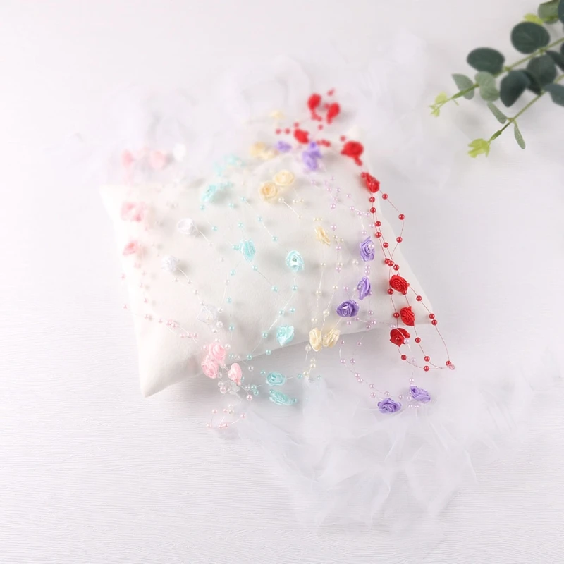 teething toys for babies 1pc Cute Newborn Photography Prop Baby Pearl Headband Princess Baby Girls Headdress  Infants Studio Photo Shooting Accessories baby accessories crochet