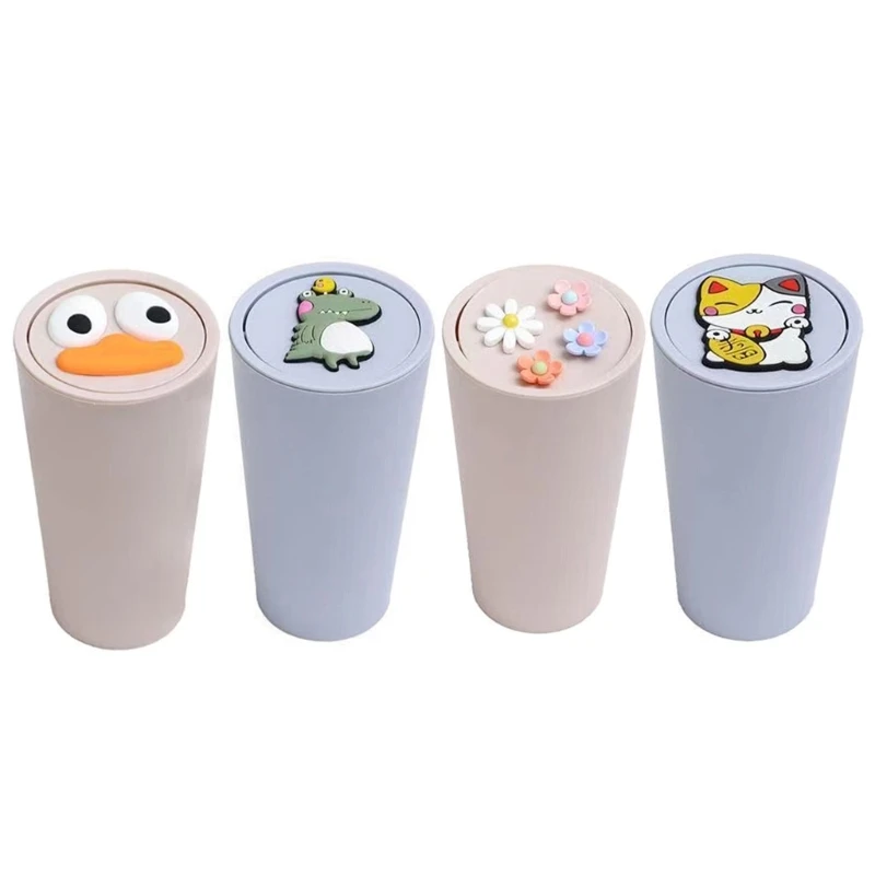 

Small Mini Car Trash Can Car Storage Box Storage Bag Desktop Trash Can