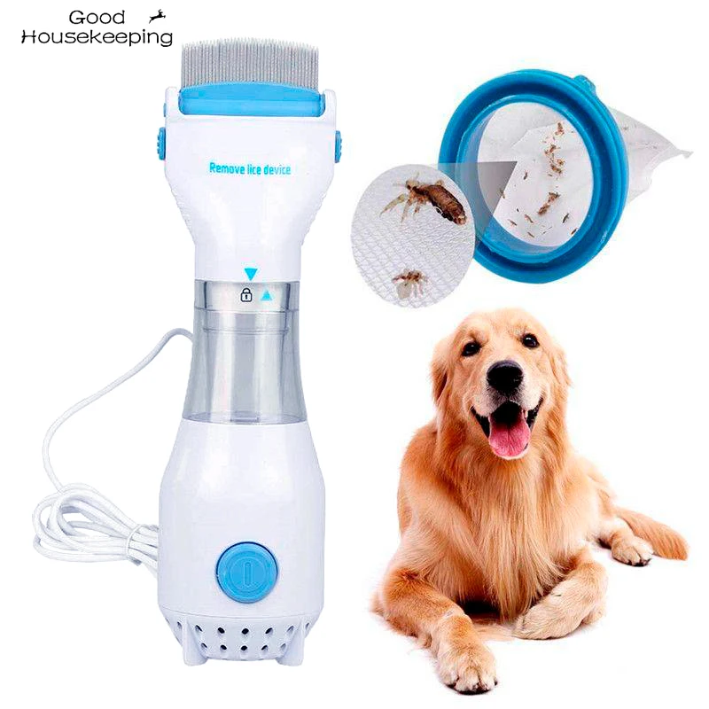 Electric Cat Comb Pet Hair Remover for Cats Lice Comb Dogs Lice Cleaner