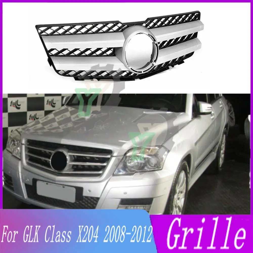 

Front Bumper Grille Upper Racing Grill For Mercedes Benz GLK Class X204 GLK220 GLK250 GLK300 GLK350 2008 2009 2010 2011 2012