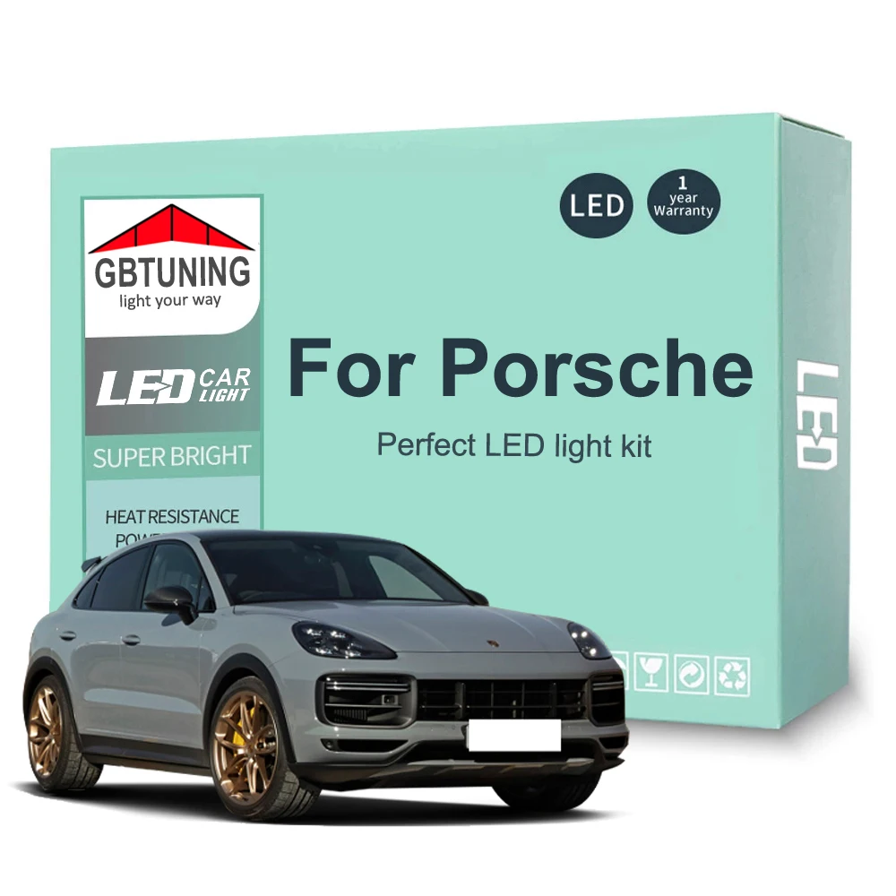 Kit Lampadina Interna A Led Per Porsche Cayenne Panamera Macan Boxster Cayman 986 987 911 964 993 996 997 Carrera Turbo 4 S 4 S