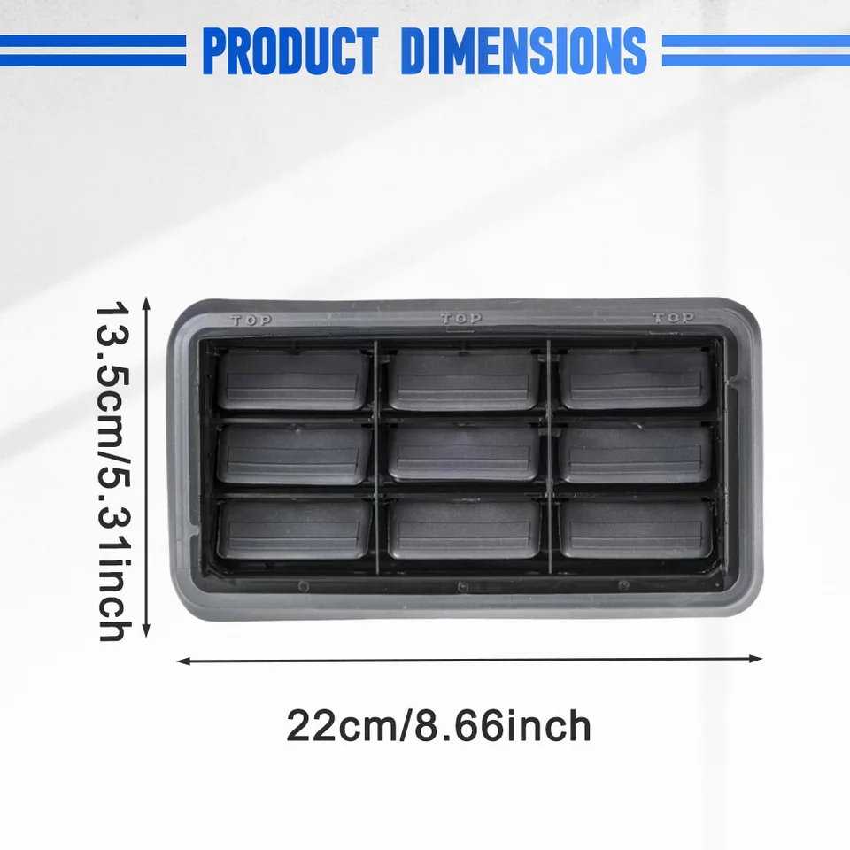 Rejilla De Ventilación Para Jeep Wrangler JK 2010-2018 - Panel Trasero Negro, Fácil De Instalar, Mejora El Flujo De Aire