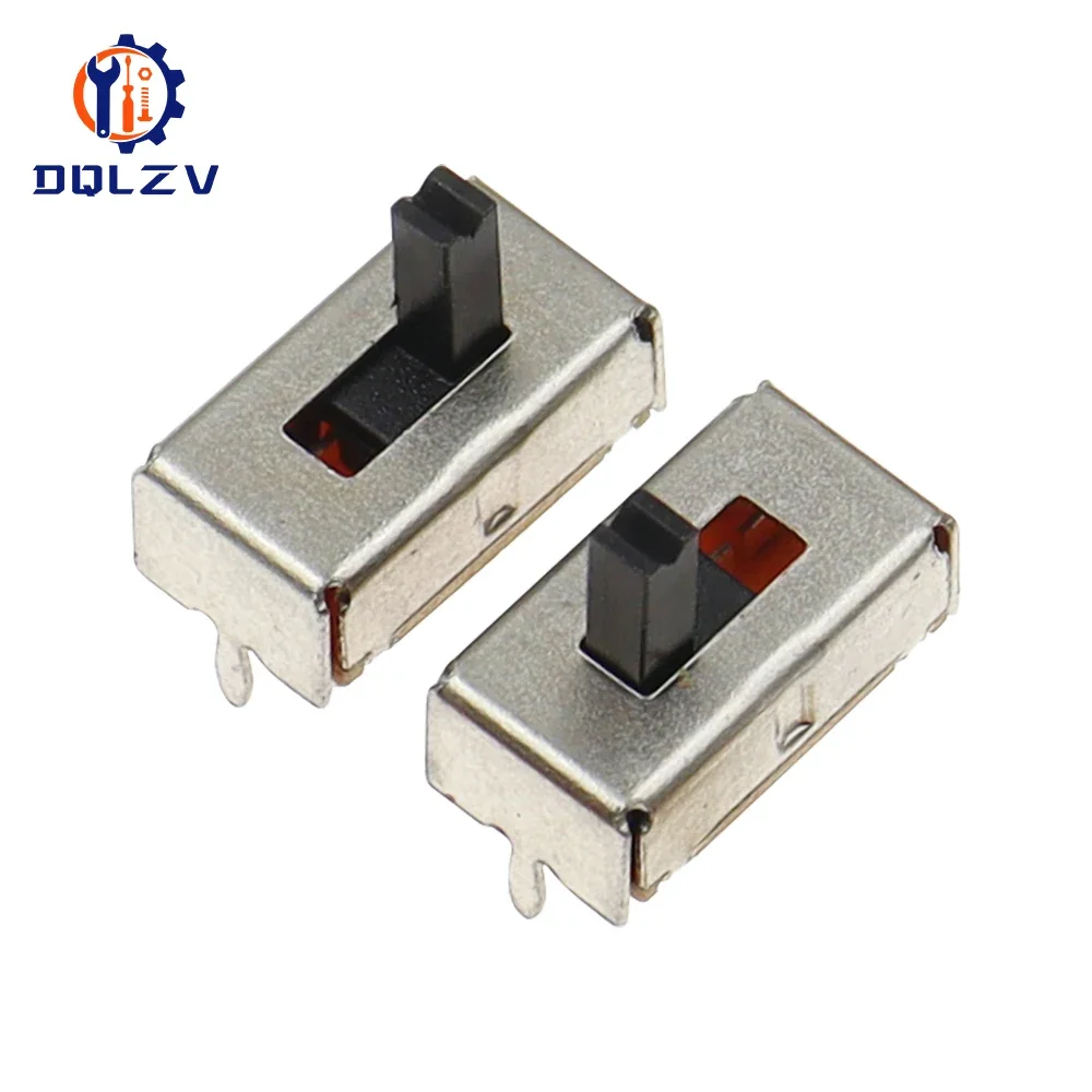 Фото Переключатель SS23D07 SS23D07VG5, 8 контактов, 3 положения, 2 п3 т, с двойной вертикальной раздвижной ручкой, высота 5 мм №3