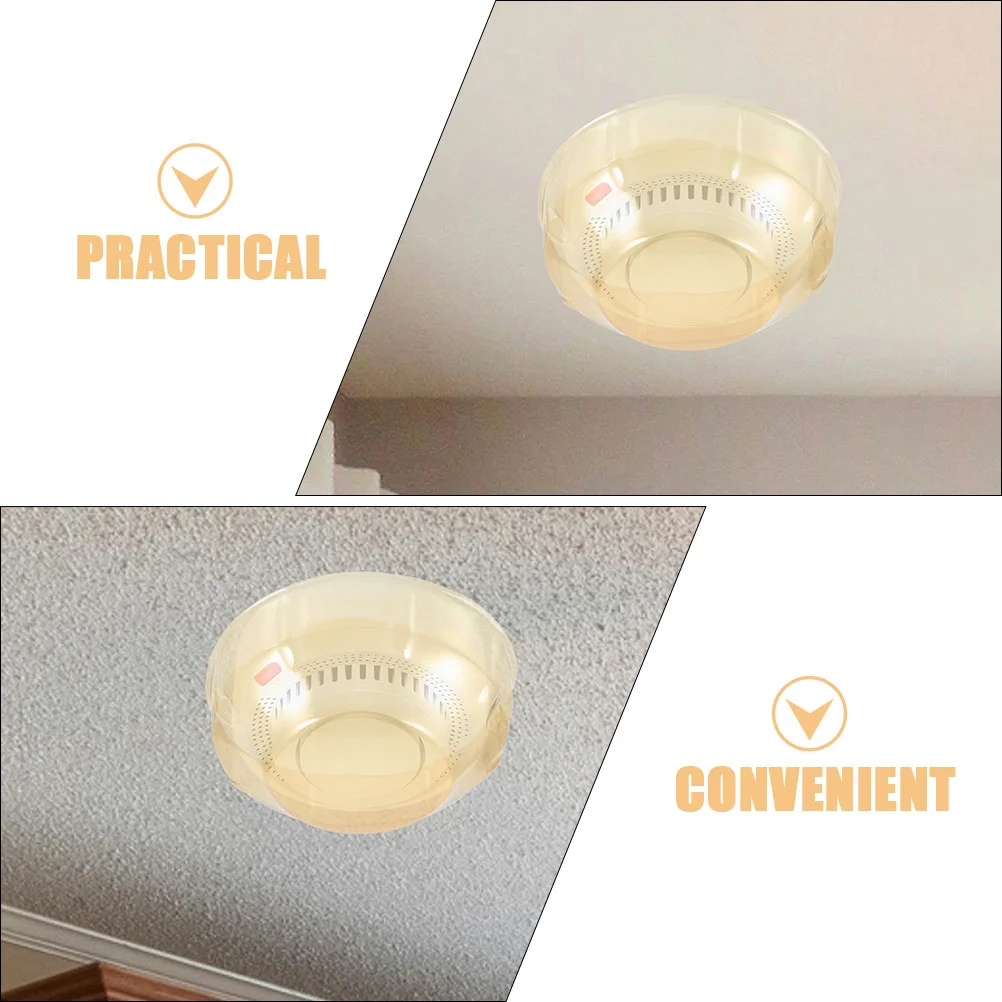 8 Pcs Fire Extinguisher Smoke Cover Reusable Smog Alarm Mistake Prevention Yellow Decorative Baby