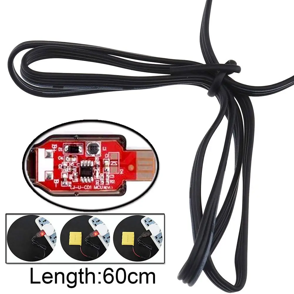 Câble chargeur USB 7.4V pour batterie lithium RC tank robot