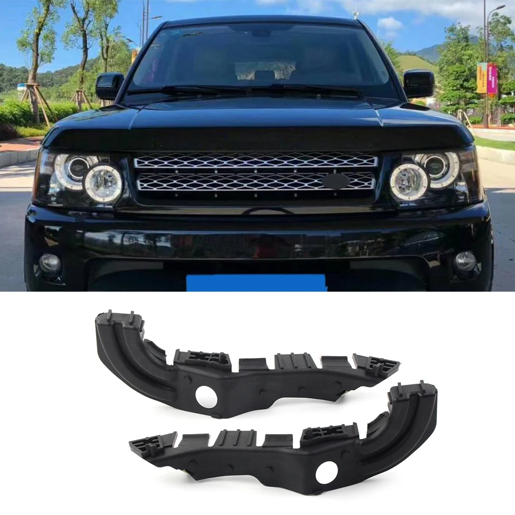 

2 Pcs Black Car Front Bumper Support Bracket LR015103 for Land Rover Range Rover Sport 2010 2011 2012 2013