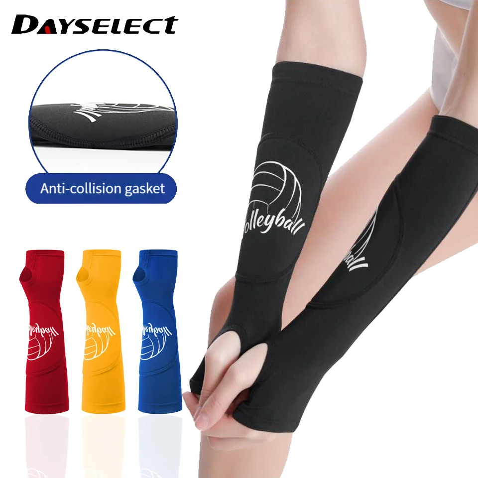 

1 Pair Volleyball Arm Sleeve Gloves Forearm Compression Test Training Basketball Wrist Support Brace Protector Sport Arm Guard