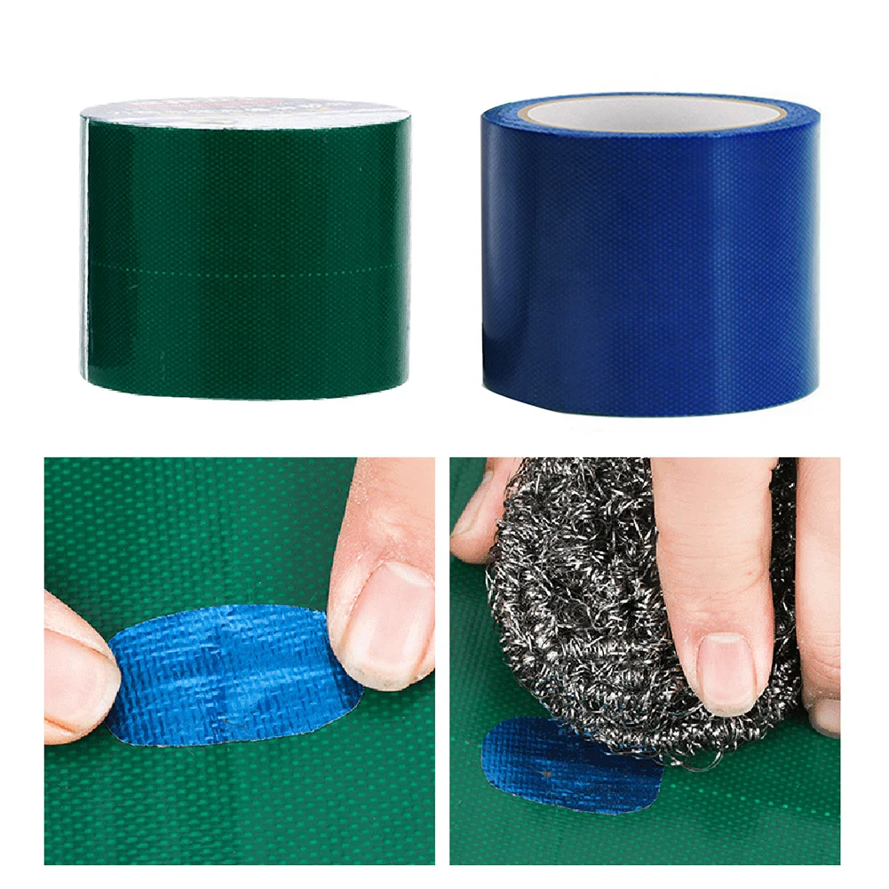 

16ft Waterproof Awning Tent Repair Tape Self-Adhesive Tarpaulin Repair Tape Patches 5mx0.8m Film Camping Supplies