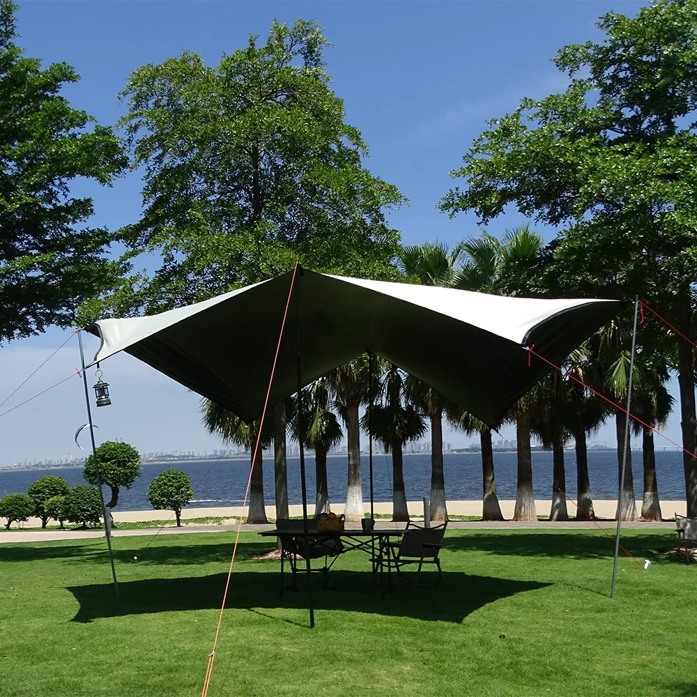 tarp to tarp 5周年 Valo shade Amazon.com: LAZZO 14 x 17FT Camping Tent Tarps with Poles