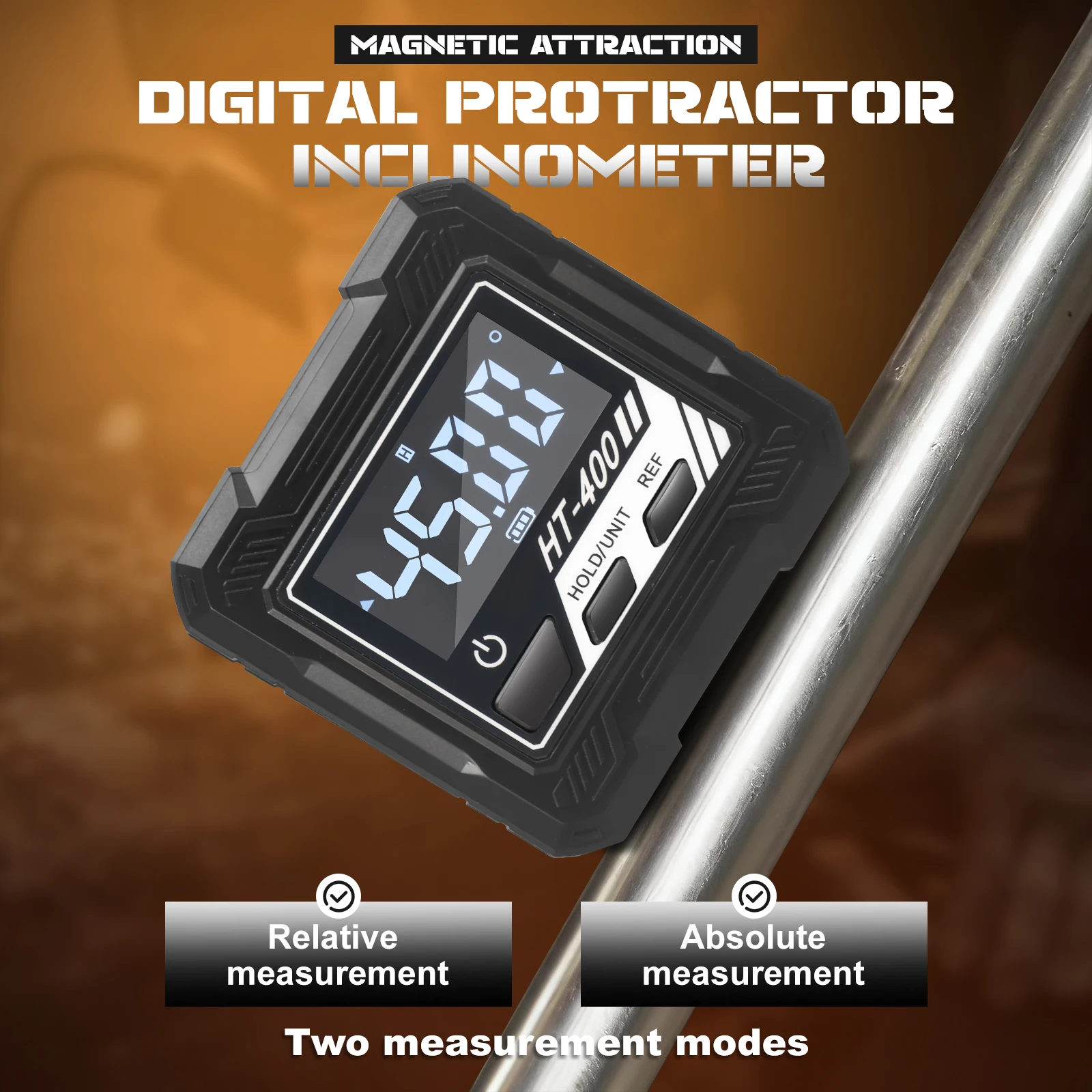 Digital Angle Finder Electronic Angle Ruler Backlight Protractor Inclinometer Digital Protractor Measuring Gauge for Woodworking