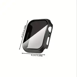 Premium Privacy Glass Screen Protector Cover for Apple Watch - Anti-Peeping and Tempered Protection (2Pcs Privacy Black)
