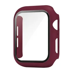 Premium Glass Cover Screen Protector for Series 7 8 9 41MM (18 wine red)