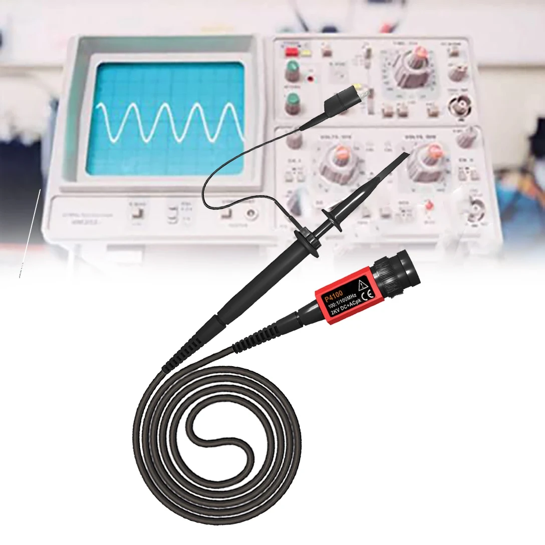 Generic P4100 Oscilloscope Probe 100:1 2kv High Voltage 100mhz Safety ...
